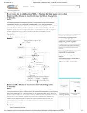 Exercices De Mod Lisation Uml Etudes De Cas Avec Correction Pdf