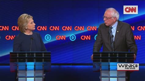 Tough Talk In Clinton Sanders Democratic Debate