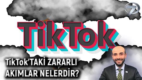 Kanal 7 Doç Dr Ali Murat Kırık TikTok taki zararlı akımlar ve