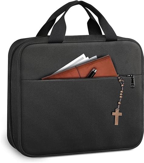 FINPAC Large Bible Cover Carrying Book Case Church Bag Bible