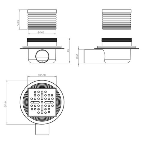 1200 X 900 Wet Room Walk In Rectangular Tray Former Kit End Waste