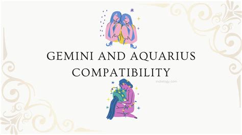 Gemini and Aquarius Compatibility in love, relationships and marriage ...