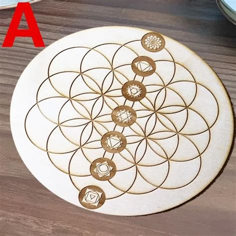 SET DE TABLE A 10PCS 10CM Lot De 10 Tampons Décoratifs En Bois