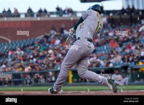 Oakland Athletic Catcher Sean Murphy 12 At Bat During MLB Regular