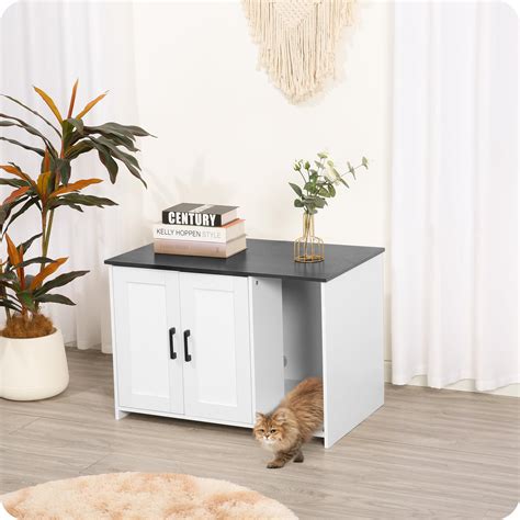 Snapklik DWANTON Litter Box Enclosure Cat Litter Box Furniture