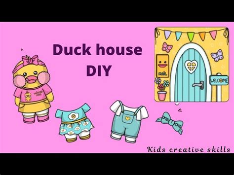 How To Make A DIY 3D Paper Duck Bed Paper Duck DIY