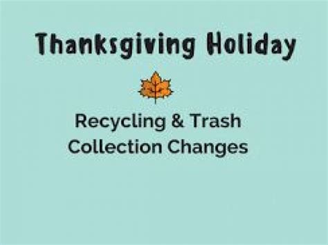 Trash And Recycling Collection Schedules In Prince George S County