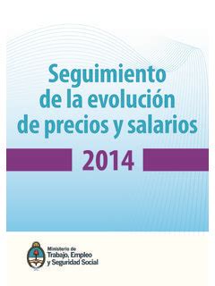 Seguimiento de la evolución de Precios y Salarios seguimiento de