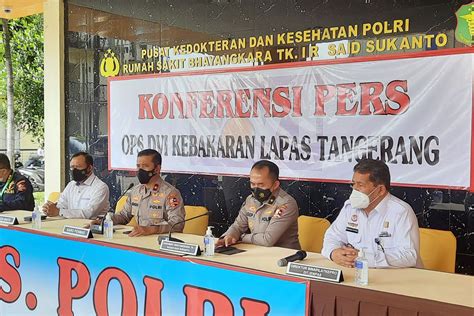 14 Jenazah Korban Kebakaran Lapas Tangerang Teridentifikasi Hari Ini