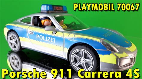 Playmobil Polizei Porsche Carrera S Zusammenbau