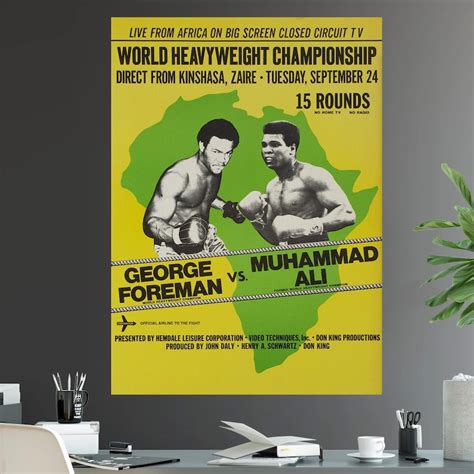 Muhammad Ali Vs. George Foreman Undisputed Heavyweight World ...