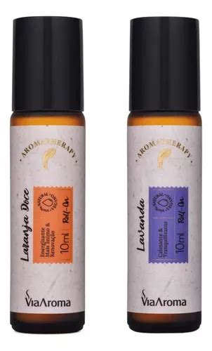 Roll on Óleo Essencial Lavanda E Laranja Doce Via Aroma 10ml MercadoLivre