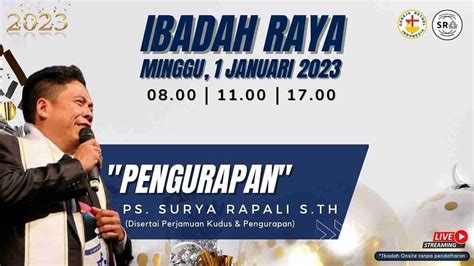 IBADAH RAYA SESI 1 08 00 WIB Minggu 01 Januari 2023 GBI Syiloh