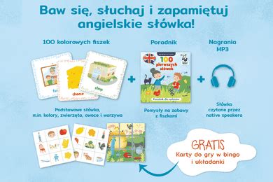 Kapitan Nauka Angielski dla dzieci 100 pierwszych słówek smyk