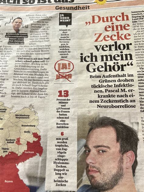 Christoph Kleinschnitz On Twitter Heute Gro Er Report Ber Zecken In