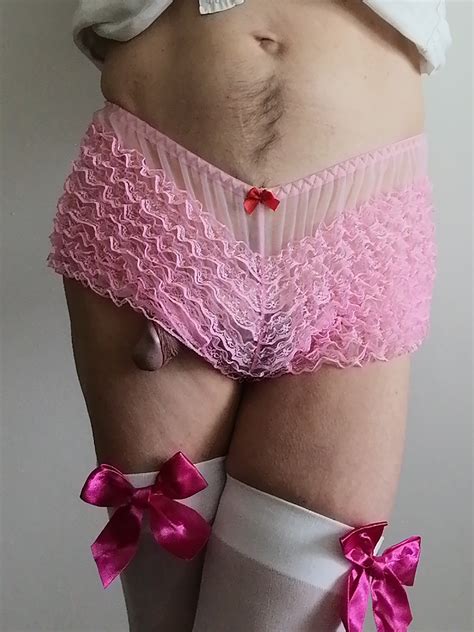 White En Pink Lingerie Photo 41 AShemaletube