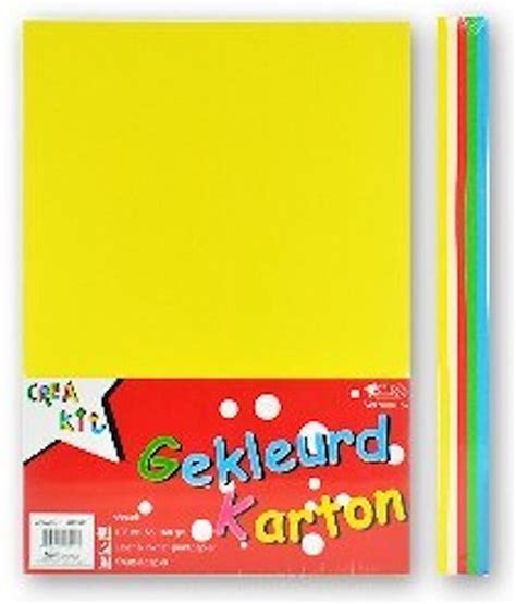 Crea Kit Gekleurd Papier A5 160 Gr Bol