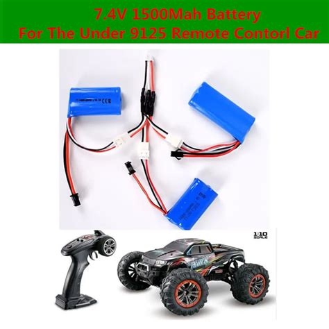 Hot sell RC Car battery 7.4V 1500mAh battery for 9125 Racing Remote ...