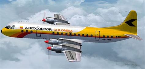 FS2004 Aerocondor Lockheed L 188 Electra FS2004 Turboprops