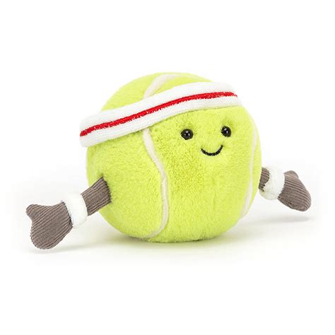 Jellycat Amuseables Sports Tennis Ball Plushpaws Co Uk