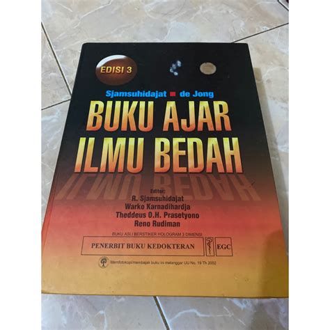 Jual Buku Kedokteran Buku Ajar Ilmu Bedah Shopee Indonesia