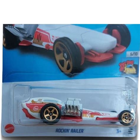 Carrinho Miniatura Hot Wheels Rockin Railer HW Drag Strip Colecionável