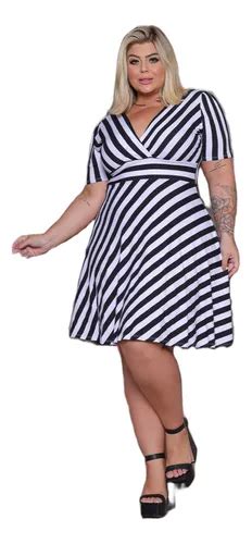 Vestido Moda Ver O Midi Rodado Feminino Soltinho Plus Size Mercadolivre