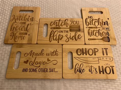 Chop It Like It S Hot Funny Cutting Boards Etsy