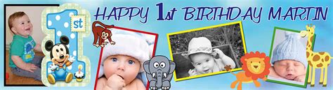 Happy 1st Birthday Tarpaulin Design