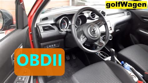 Suzuki Swift Obd Location Youtube