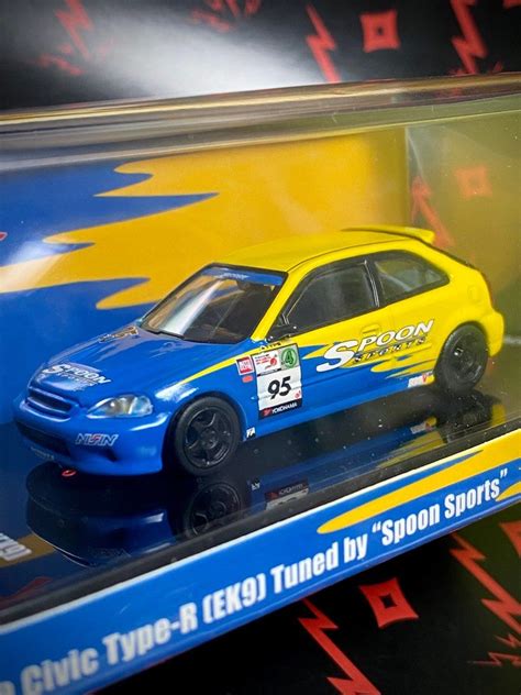 Inno 64 Honda Civic Type R Ek9 Tuned By Spoon Sports Advan Livery About Hot Wheels Size