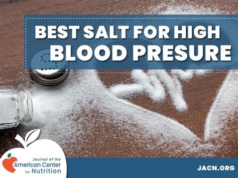 Which Salt Is Best For High Blood Pressure An Expert View Journal