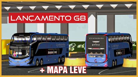 proton bus simulator lançamento G8 mapa super leve skin YouTube