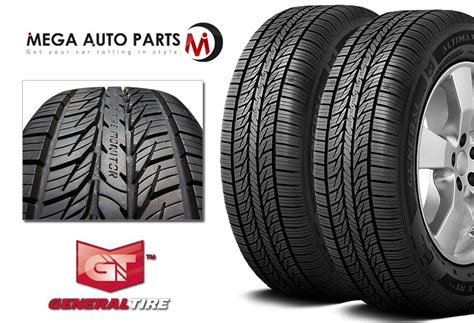 2 New General AltiMAX RT43 225 70R15 100T BSW ALL Season Grand Touring