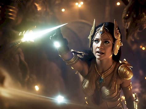 Brunette Video Game Characters Looking Sexy In Golden Outfits Photos