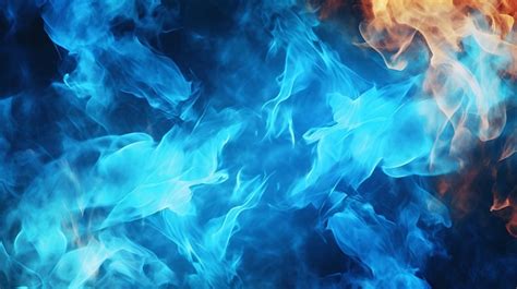 Premium AI Image | Blue Flame Background