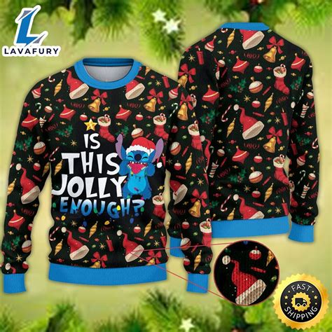 Stitch Lilo Stitch Ugly Sweater Lavafury