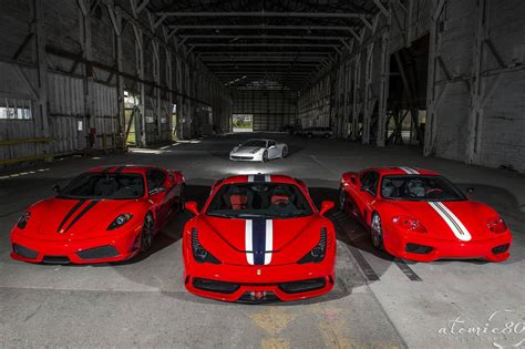 Ferrari 458 Speciale 430 Scuderia And 360 Challenge Stradale