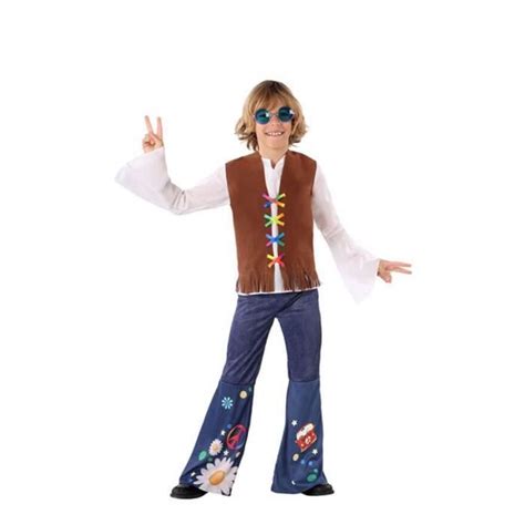 Déguisement hippie enfant ATOSA Gilet chemise et pantalon