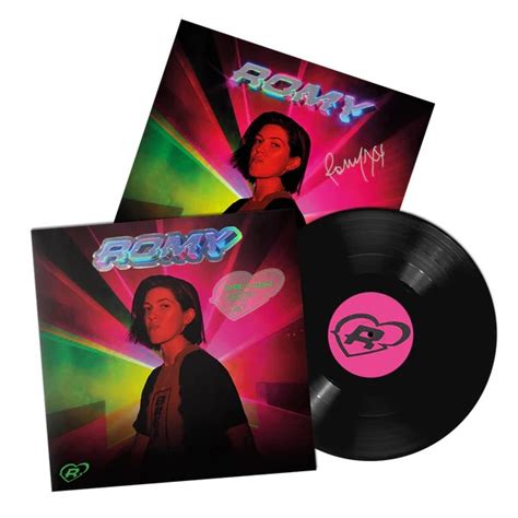 signed romy mid air vinyl lp  signed print hobbies toys