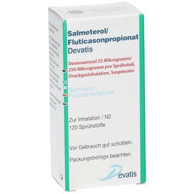 Salmeterol Fluticasonpropionat Devatis G G St Mit Dem E Rezept