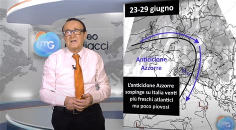 Meteo Giuliacci Rassicura L Italia Dopo Minosse Arriva Il Fresco