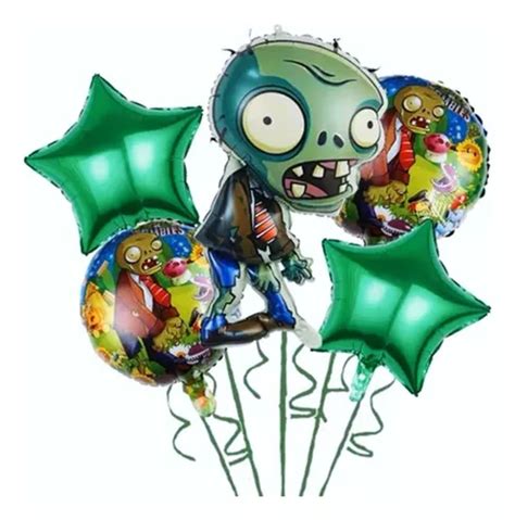 Bouquet Pcs Plantas Vs Zombies Set De Globos Plants Cuotas Sin Inter S