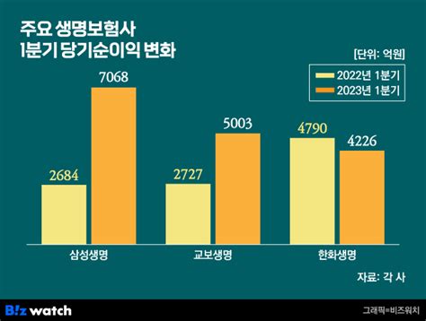 Ifrs17 덕분에생보 빅3도 역대급 실적