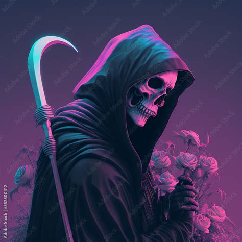 Grim Reaper Ai Generated Stock Illustration Adobe Stock