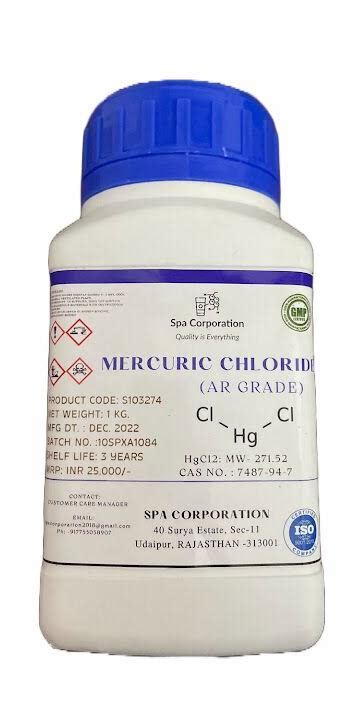 Mercuric Chloride - Manufacturer Exporter Supplier from Udaipur India