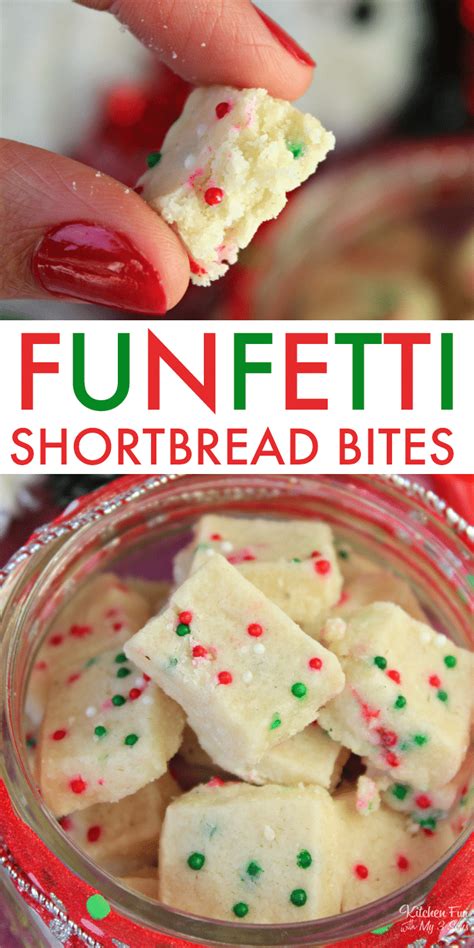 Holiday Shortbread Bites Kitchen Fun With My 3 Sons