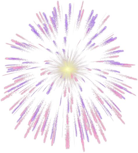 Animated Fireworks  Transparent