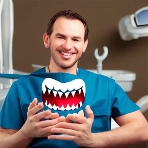 Dentist With Large Giant Teeth Fangs Stable Diffusion OpenArt