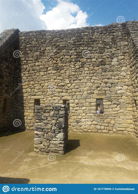 Machu Picchu Peru Ancient Incan Ruins Mountains and Scenery Stock Photo